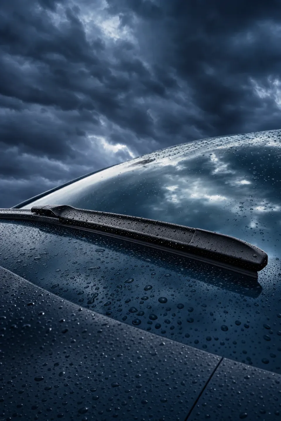 RAINAWAY wiper blade on a car windshield